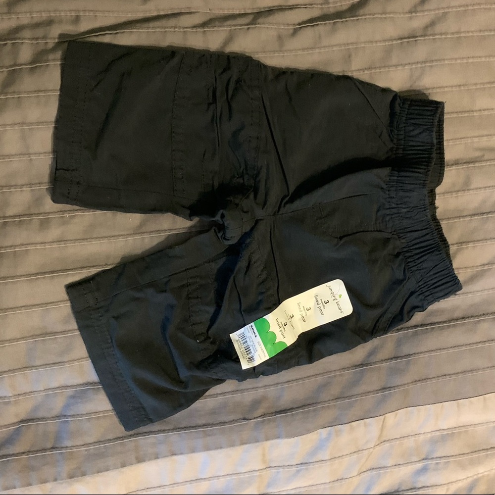 Infant Boys Lined Pants - Jumping Beans - 3m NWT